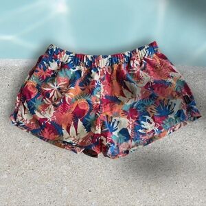 Patagonia Multicolor Print Women's Athletic Shorts Sz M